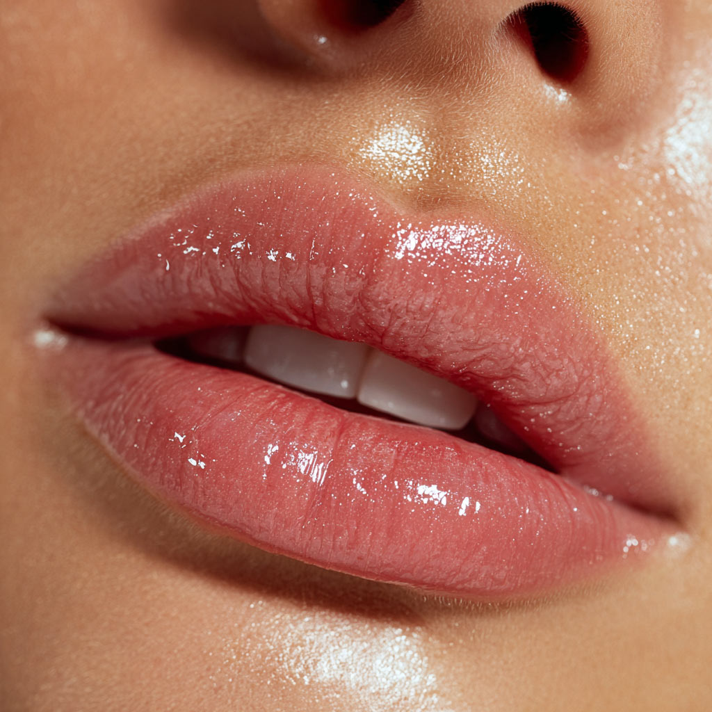 Labios hidratados con bálsamo labial Kiss Me Now de Erola Jons Cosmetics