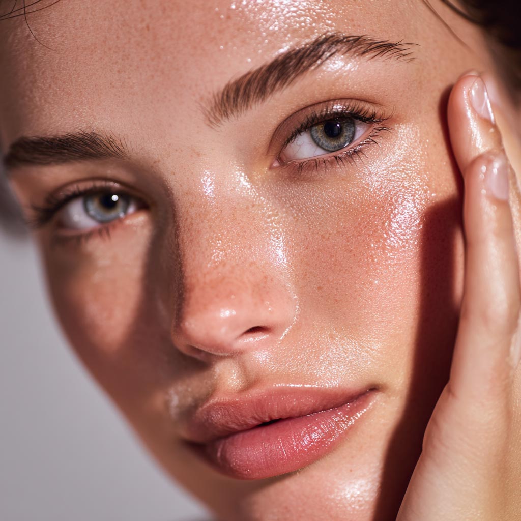 Sérum facial Glass Skin de Erola Jons con niacinamida y ácido salicílico para equilibrar la piel y mejorar su textura