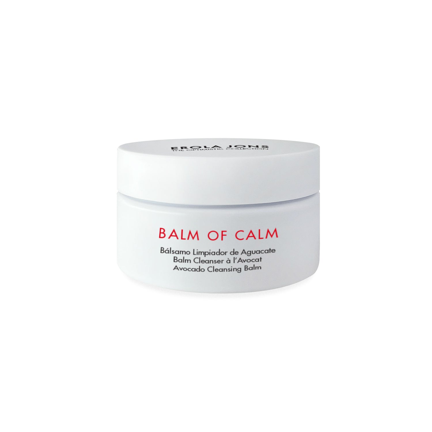 Bálsamo limpiador Balm of Calm con textura tríplex de Erola Jons
