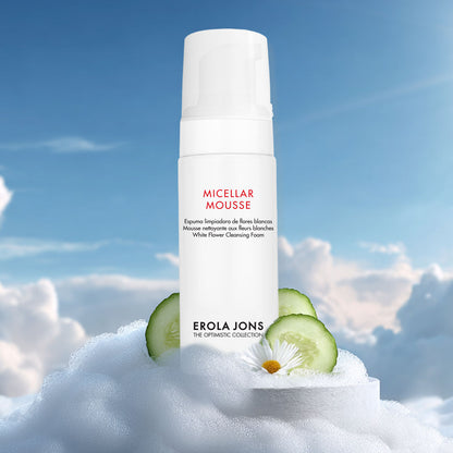 Micellar Mousse facial con extracto de pepino y limpieza suave de Erola Jons